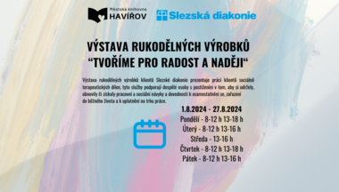 Výstava rukodělných výrobků “tvoříme pro radost a naději“